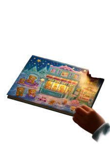 Child'S Magical Notebook Vinyl Car Decal Sticker – Waterproof & UV-Resistant 8.213333333333333"
