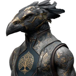 Crow-Headed Warrior Vinyl Car Decal Sticker – Waterproof & UV-Resistant 3.4133333333333336" Crow-Headed Warrior Vinyl Car Decal Sticker – Waterproof & UV-Resistant 3.4133333333333336"
