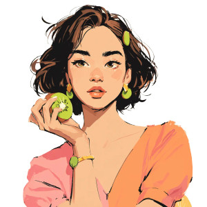 Confident Summer Woman Vinyl Car Decal Sticker – Waterproof & UV-Resistant 3.4133333333333336"