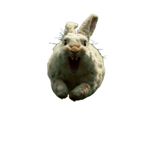 Vampire Rabbit V2 Vinyl Car Decal Sticker – Waterproof & UV-Resistant 6.826666666666667"