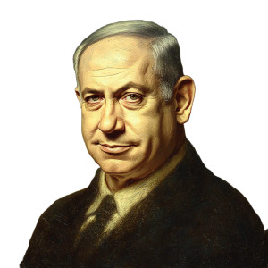 Netanyahu Mona Lisa Vinyl Car Decal Sticker – Waterproof & UV-Resistant 3.4133333333333336" Netanyahu Mona Lisa Vinyl Car Decal Sticker – Waterproof & UV-Resistant 3.4133333333333336"