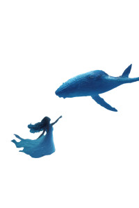 Cosmic Whale Farewell Vinyl Car Decal Sticker – Waterproof & UV-Resistant 4.4