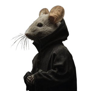 Anonymous Mouse Vinyl Car Decal Sticker – Waterproof & UV-Resistant 3.4133333333333336"