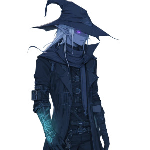 Dark Elf Hunter Vinyl Car Decal Sticker – Waterproof & UV-Resistant 3.4133333333333336"