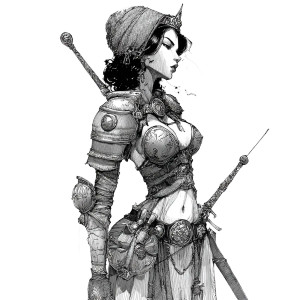 Armour Clad Woman Vinyl Car Decal Sticker – Waterproof & UV-Resistant 3.4133333333333336" Armour Clad Woman Vinyl Car Decal Sticker – Waterproof & UV-Resistant 3.4133333333333336"