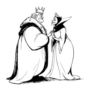 Evil Queen Wedding Vinyl Car Decal Sticker – Waterproof & UV-Resistant 3.4133333333333336" Evil Queen Wedding Vinyl Car Decal Sticker – Waterproof & UV-Resistant 3.4133333333333336"