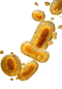 Gold Bacteria Macro Vinyl Car Decal Sticker – Waterproof & UV-Resistant 4.373333333333333"