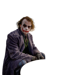The Joker Alone V2 Vinyl Car Decal Sticker – Waterproof & UV-Resistant 3.4133333333333336"