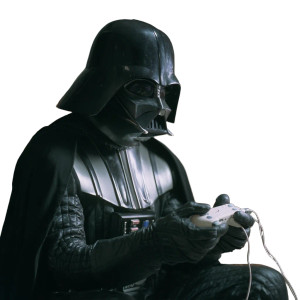 Darth Vader Wii Vinyl Car Decal Sticker – Waterproof & UV-Resistant 3.4133333333333336"
