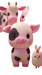 Cute Animal Tiktok Vinyl Car Decal Sticker – Waterproof & UV-Resistant 4.8533333333333335"