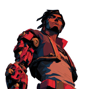 Futuristic Anime Warrior V6 Vinyl Car Decal Sticker – Waterproof & UV-Resistant 3.4133333333333336"