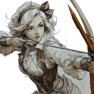Fantasy Archer Girl V5 Vinyl Car Decal Sticker – Waterproof & UV-Resistant 3.4133333333333336" Fantasy Archer Girl V5 Vinyl Car Decal Sticker – Waterproof & UV-Resistant 3.4133333333333336"