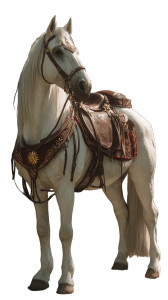 Andalusian Stallion Vinyl Car Decal Sticker – Waterproof & UV-Resistant 9.706666666666667"