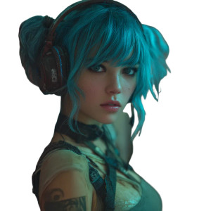 Cyberpunk Girl V43 Vinyl Car Decal Sticker – Waterproof & UV-Resistant 3.4133333333333336" Cyberpunk Girl V43 Vinyl Car Decal Sticker – Waterproof & UV-Resistant 3.4133333333333336"