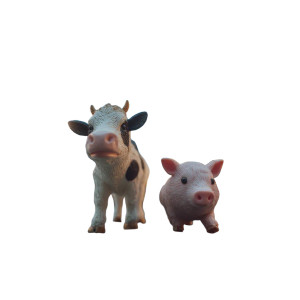 Miniature Cow And Pig Vinyl Car Decal Sticker – Waterproof & UV-Resistant 3.4133333333333336" Miniature Cow And Pig Vinyl Car Decal Sticker – Waterproof & UV-Resistant 3.4133333333333336"