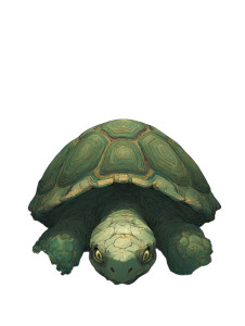 Mythical Serpent & Turtle Vinyl Car Decal Sticker – Waterproof & UV-Resistant 4.1066666666666665"