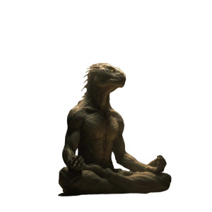 Evil Reptilian Alien Vinyl Car Decal Sticker – Waterproof & UV-Resistant 3.4133333333333336"