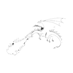 Fire-Breathing Dragon V9 Vinyl Car Decal Sticker – Waterproof & UV-Resistant 3.4133333333333336"