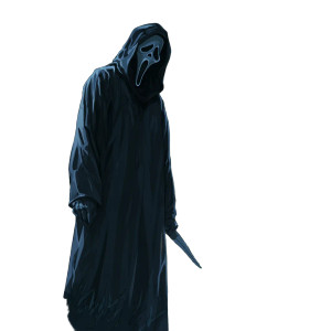 Ghostface Suburban Night Vinyl Car Decal Sticker – Waterproof & UV-Resistant 6.826666666666667"