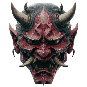 Hannya Mask V30 Vinyl Car Decal Sticker – Waterproof & UV-Resistant 3.4133333333333336" Hannya Mask V30 Vinyl Car Decal Sticker – Waterproof & UV-Resistant 3.4133333333333336"