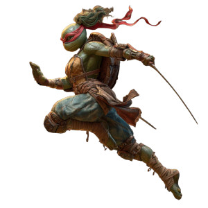 Female Ninja Turtle Vinyl Car Decal Sticker – Waterproof & UV-Resistant 3.4133333333333336"