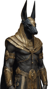 Golden Anubis V2 Vinyl Car Decal Sticker – Waterproof & UV-Resistant 4.8533333333333335"