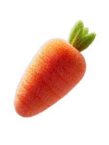 Cartoon Carrot Icon Vinyl Car Decal Sticker – Waterproof & UV-Resistant 4.1066666666666665"