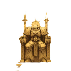 Emperor On Throne Vinyl Car Decal Sticker – Waterproof & UV-Resistant 6.826666666666667"