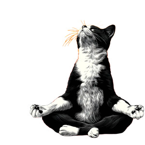 Yoga Cat Portrait Vinyl Car Decal Sticker – Waterproof & UV-Resistant 6.826666666666667" Yoga Cat Portrait Vinyl Car Decal Sticker – Waterproof & UV-Resistant 6.826666666666667"