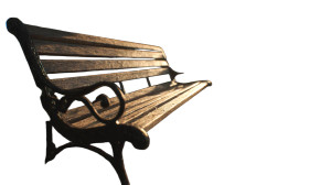 Park Bench Vinyl Car Decal Sticker – Waterproof & UV-Resistant 2.72"