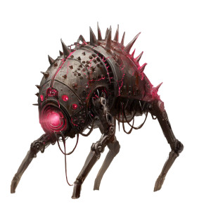 Corrupted Modron Vinyl Car Decal Sticker – Waterproof & UV-Resistant 3.4133333333333336"