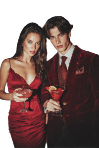 Elegant Nightclub Couple V2 Vinyl Car Decal Sticker – Waterproof & UV-Resistant 8.96"