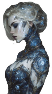 Holographic Princess V2 Vinyl Car Decal Sticker – Waterproof & UV-Resistant 9.706666666666667"