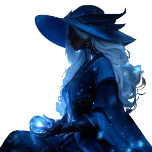 Astral Witch Vinyl Car Decal Sticker – Waterproof & UV-Resistant 3.4133333333333336"