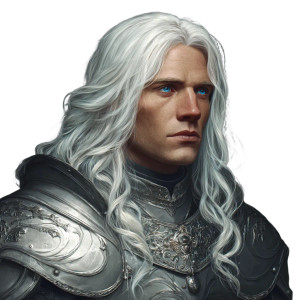 Silver Armored Mage Vinyl Car Decal Sticker – Waterproof & UV-Resistant 3.4133333333333336"