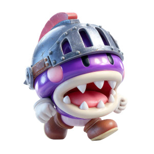 Purple Piranha Knight Vinyl Car Decal Sticker – Waterproof & UV-Resistant 3.4133333333333336"