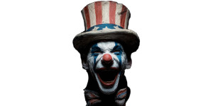Classic Clown Portrait Vinyl Car Decal Sticker – Waterproof & UV-Resistant 2.56"