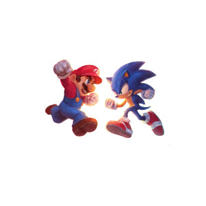 Epic Crossover Battle Vinyl Car Decal Sticker – Waterproof & UV-Resistant 3.4133333333333336"