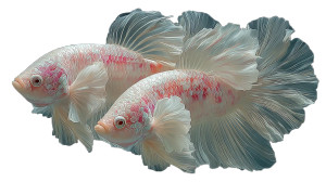 Surreal Betta Fish Vinyl Car Decal Sticker – Waterproof & UV-Resistant 5.4