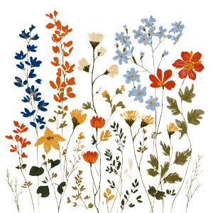 Wildflowers Clipart Vinyl Car Decal Sticker – Waterproof & UV-Resistant 6.826666666666667" Wildflowers Clipart Vinyl Car Decal Sticker – Waterproof & UV-Resistant 6.826666666666667"