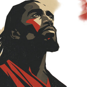 Black Jesus Propaganda Vinyl Car Decal Sticker – Waterproof & UV-Resistant 3.4133333333333336"