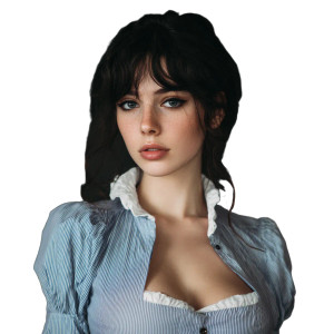 Cosplay Woman V2 Vinyl Car Decal Sticker – Waterproof & UV-Resistant 3.4133333333333336"