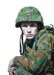 Russian Soldier Graffiti Vinyl Car Decal Sticker – Waterproof & UV-Resistant 4.32"