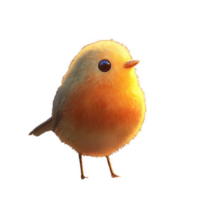 Cute Bird Sunrise Vinyl Car Decal Sticker – Waterproof & UV-Resistant 3.4133333333333336"