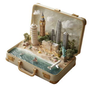 Travel Theme Suitcase V2 Vinyl Car Decal Sticker – Waterproof & UV-Resistant 6.826666666666667" Travel Theme Suitcase V2 Vinyl Car Decal Sticker – Waterproof & UV-Resistant 6.826666666666667"