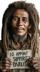 Bob Marley Portrait Vinyl Car Decal Sticker – Waterproof & UV-Resistant 4.8533333333333335"