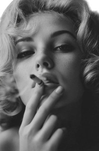 Blonde Woman Smoking V3 Vinyl Car Decal Sticker – Waterproof & UV-Resistant 4.533333333333333"