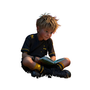 Cyberpunk Boy Smiling Vinyl Car Decal Sticker – Waterproof & UV-Resistant 3.4133333333333336"