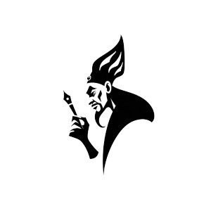 Genie With Pen Vinyl Car Decal Sticker – Waterproof & UV-Resistant 3.4133333333333336" Genie With Pen Vinyl Car Decal Sticker – Waterproof & UV-Resistant 3.4133333333333336"