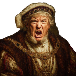 Trump As Henry Viii Vinyl Car Decal Sticker – Waterproof & UV-Resistant 6.826666666666667"